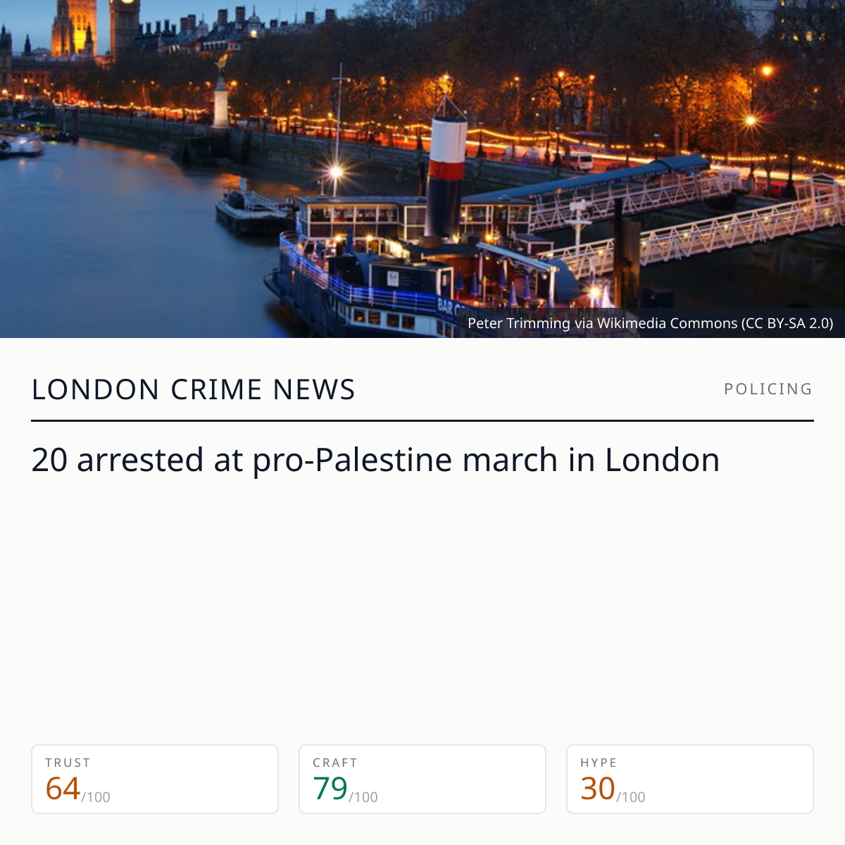Victoria Embankment pro-Palestine march arrests | London Crime News