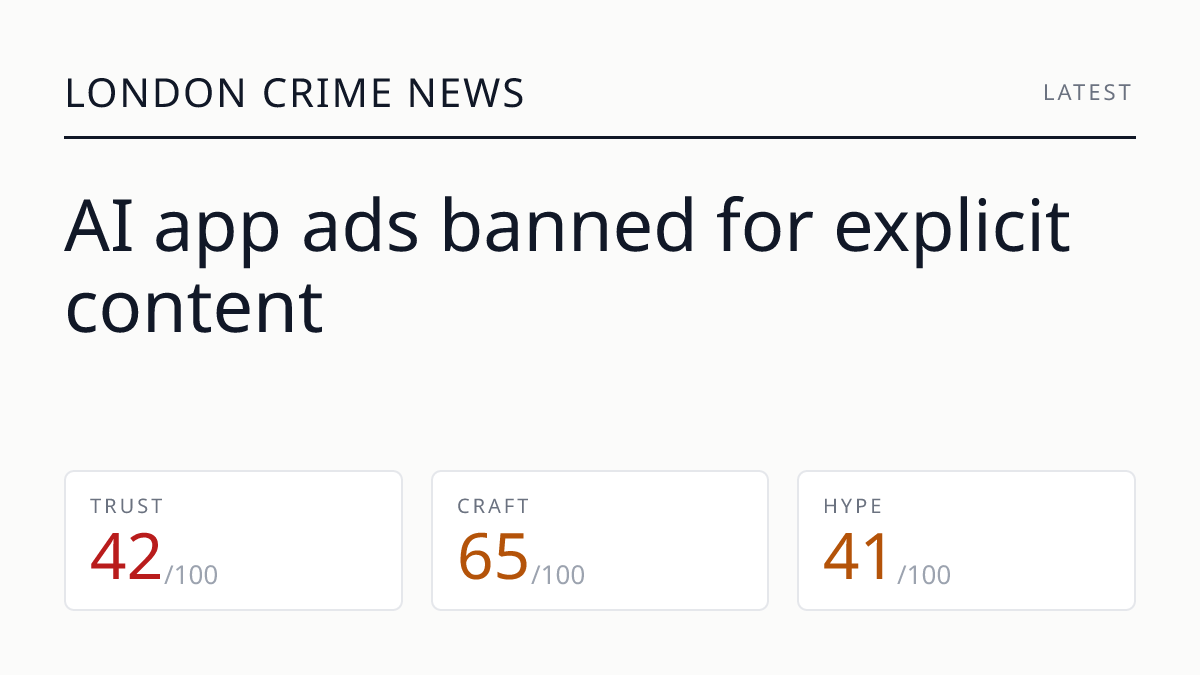 AI app ads banned for explicit content