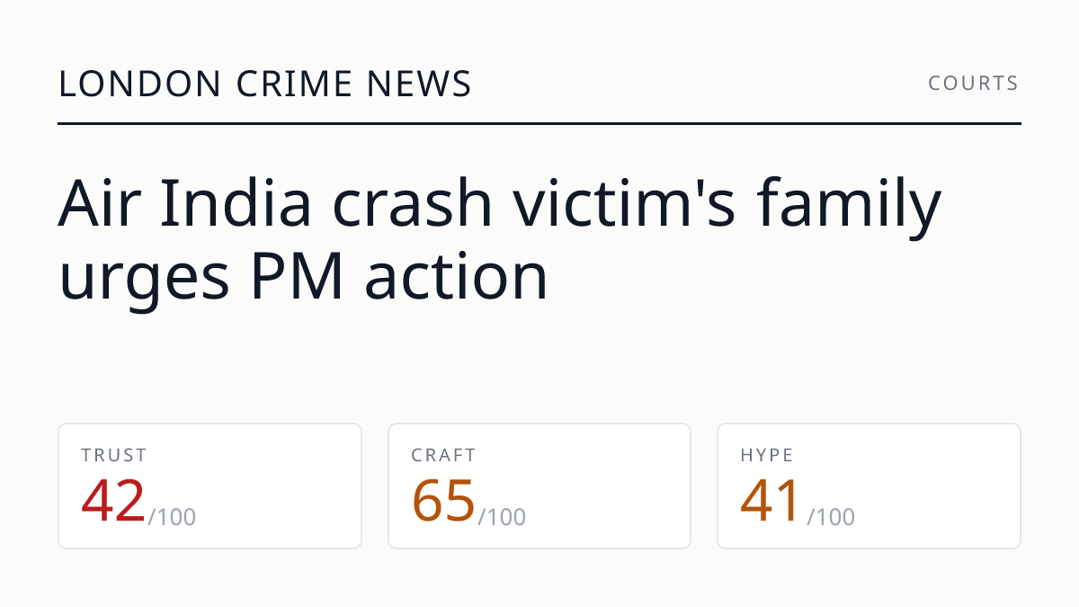 Air India crash victim's family urges PM action