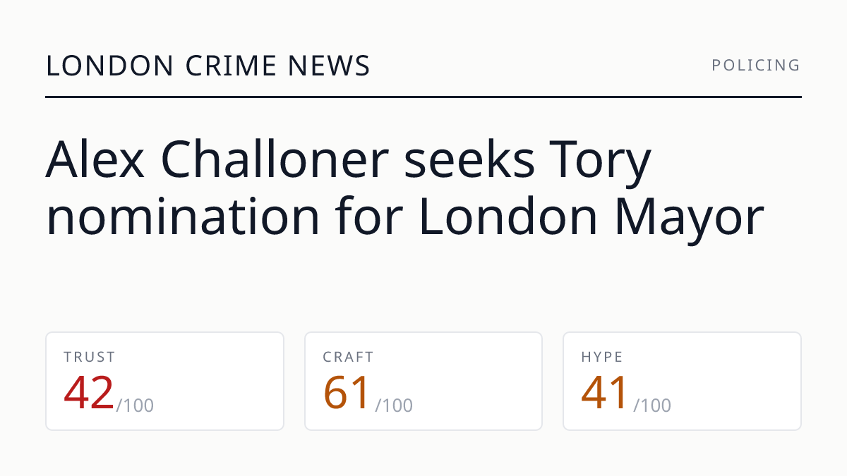 Alex Challoner seeks Tory nomination for London Mayor