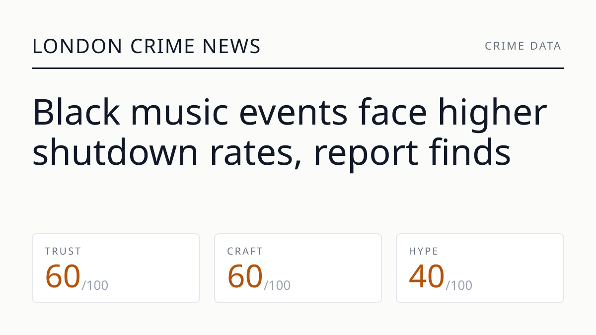 Black music events face higher shutdown rates, report finds