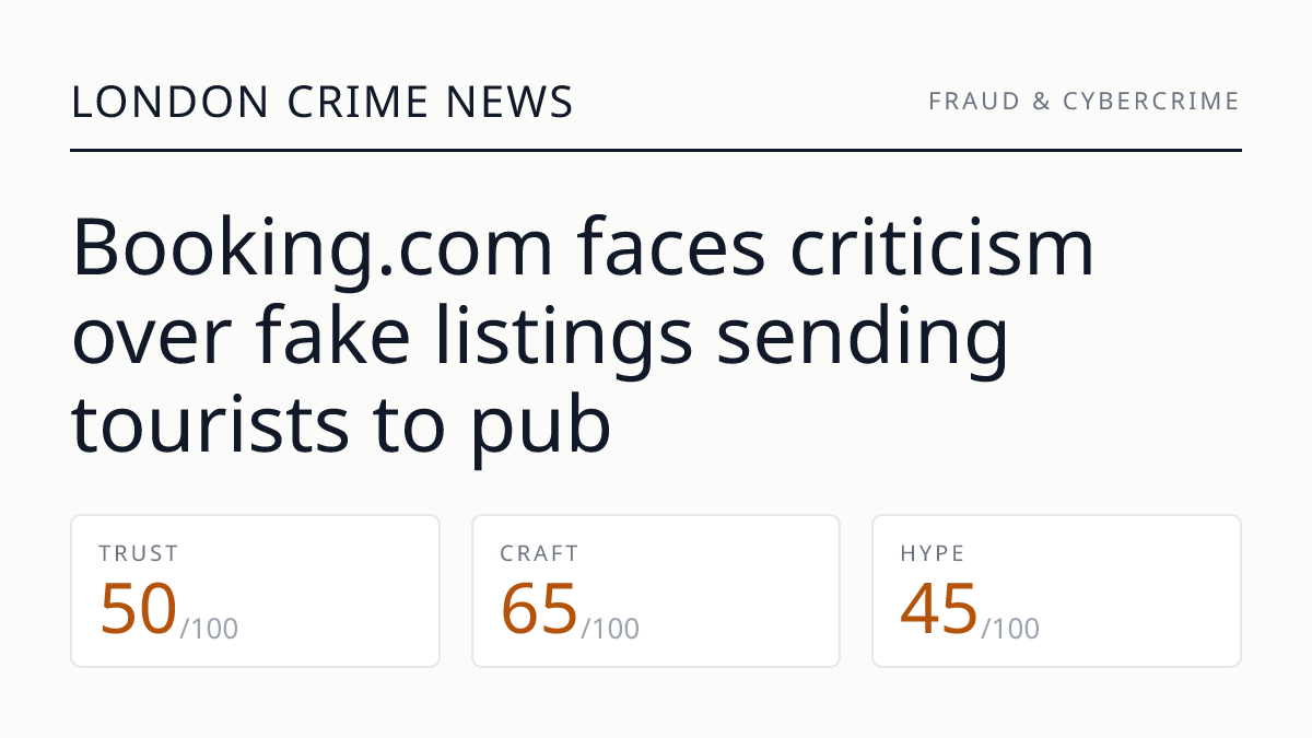 Booking.com faces criticism over fake listings sending tourists to pub