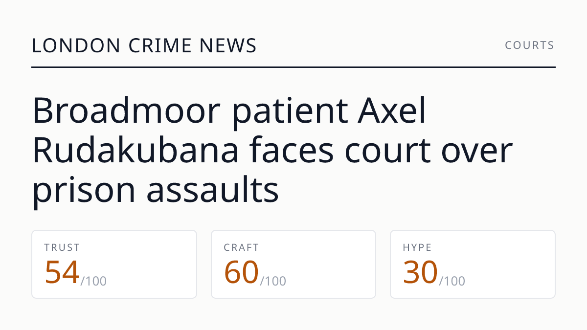 Broadmoor patient Axel Rudakubana faces court over prison assaults