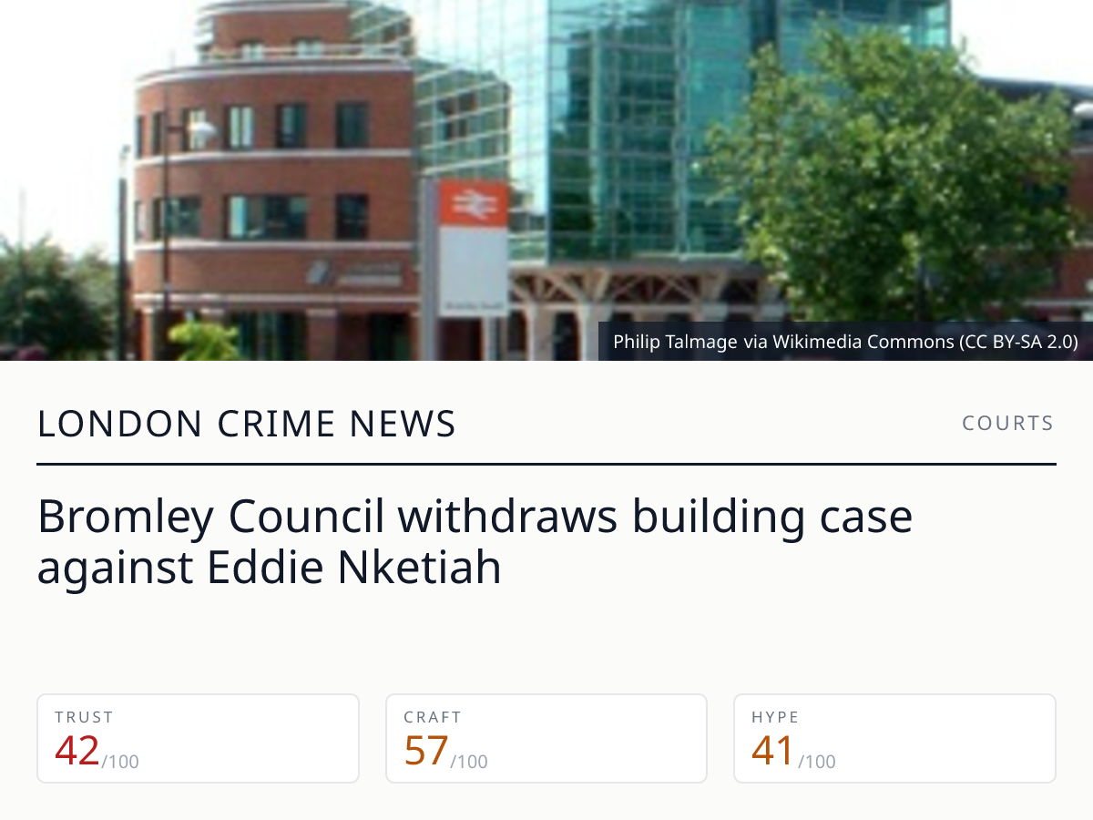 Eddie Nketiah: Bromley building case dropped | London Crime News