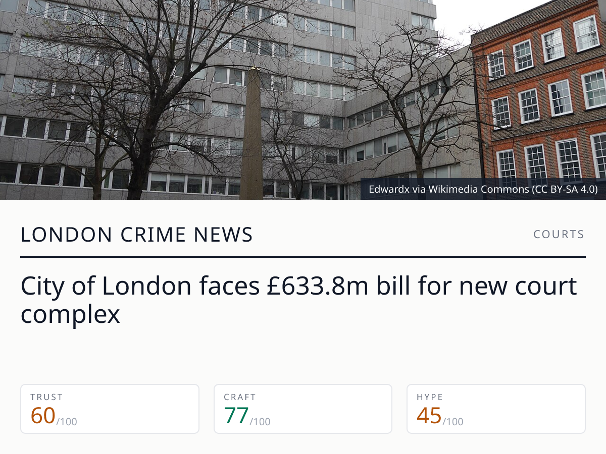 City of London £633.8m court complex | London Crime News