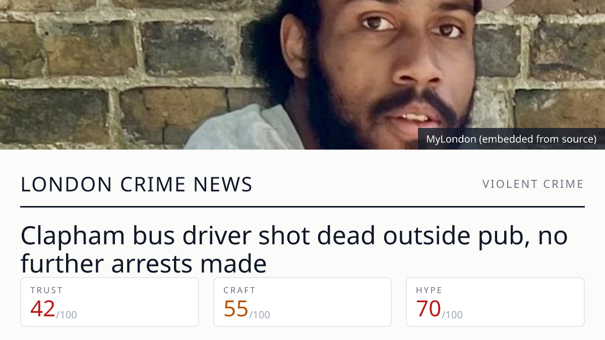 25-year-old Clapham bus driver shot dead outside Willington Road pub ...