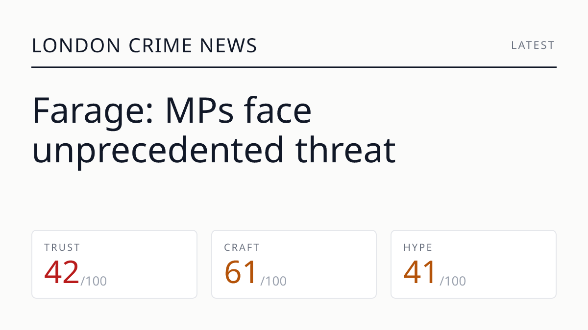 Farage: MPs face unprecedented threat