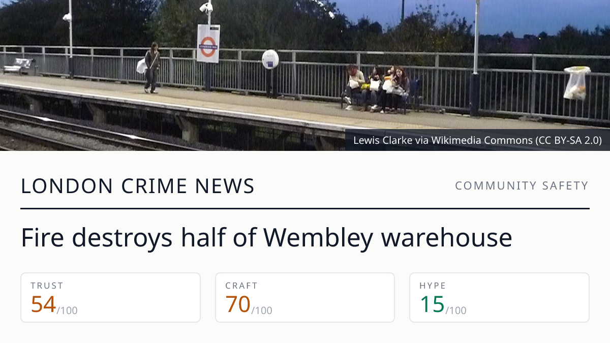 Wembley warehouse fire | London Crime News
