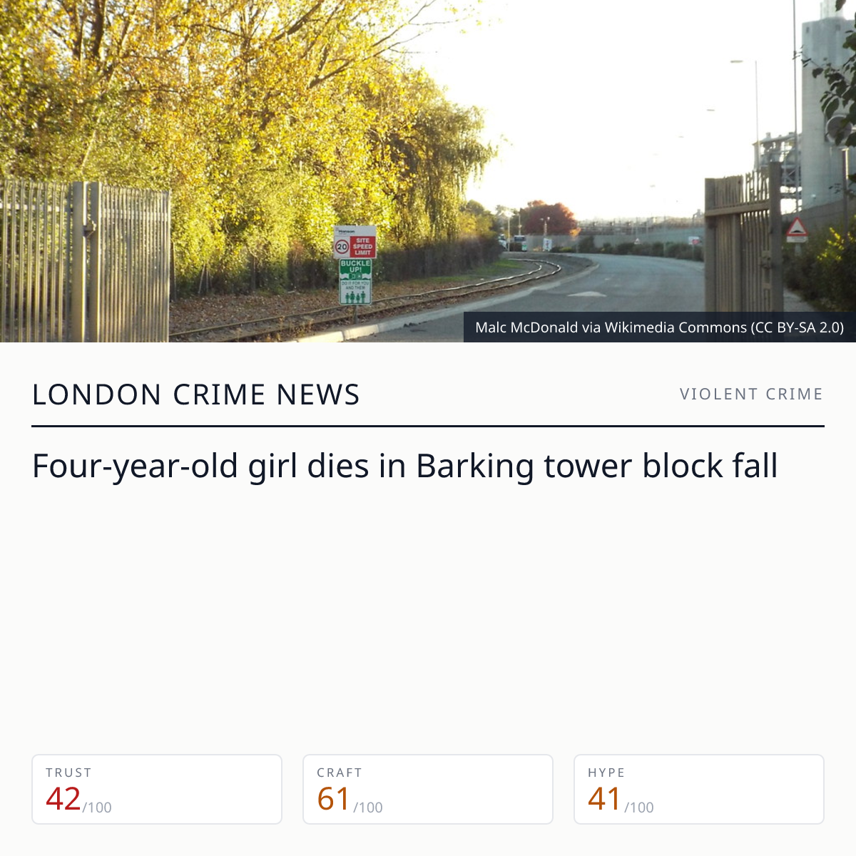 Barking tower block fall | London Crime News