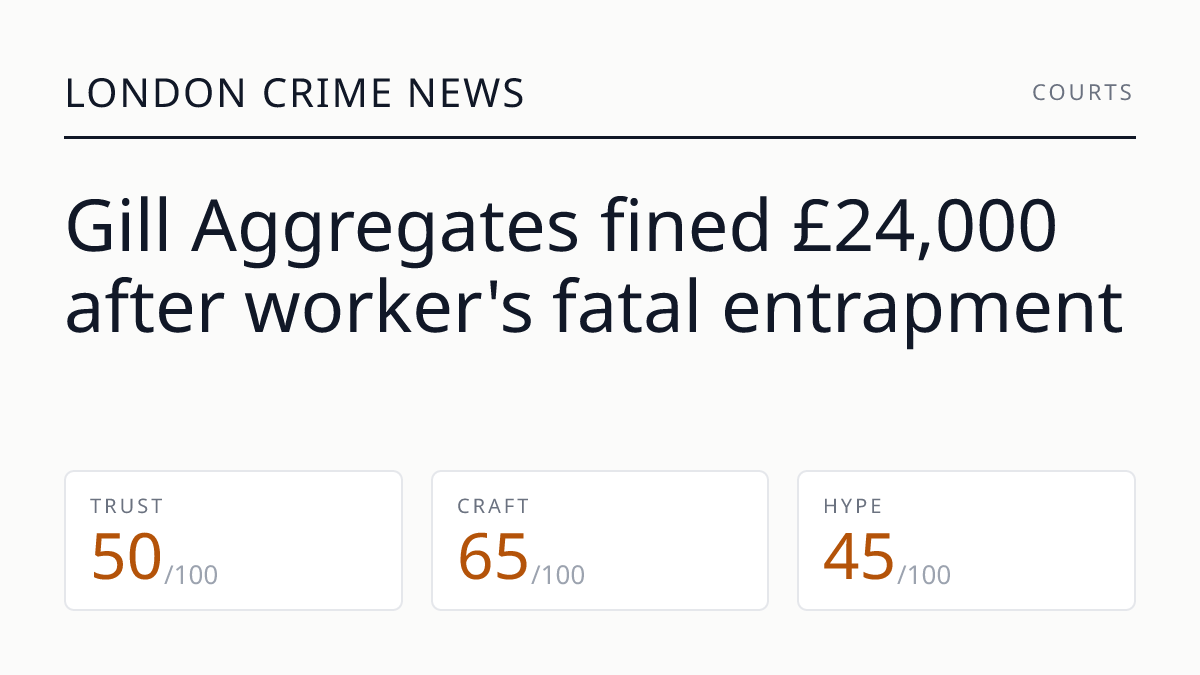 Gill Aggregates fined £24,000 after worker's fatal entrapment