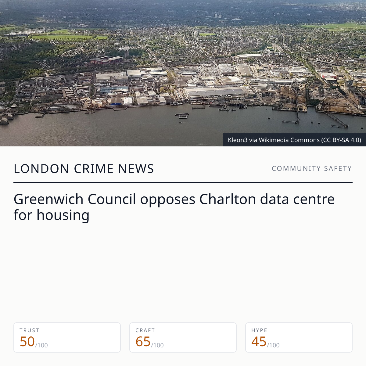 Greenwich Council opposes Charlton data centre | London Crime News