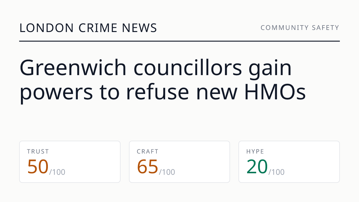 Greenwich councillors gain powers to refuse new HMOs