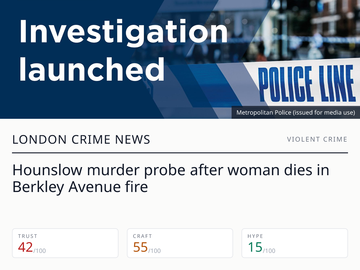 Woman, 48, dies in Hounslow fire as murder probe launched | London ...
