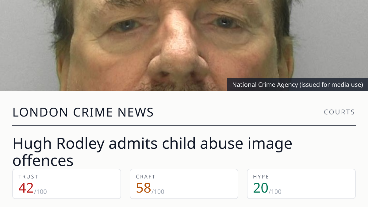 Hugh Rodley admits child abuse image offences | London Crime News