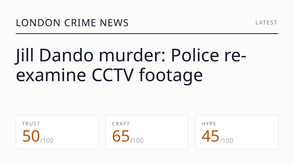 Jill Dando murder: Police re-examine CCTV footage