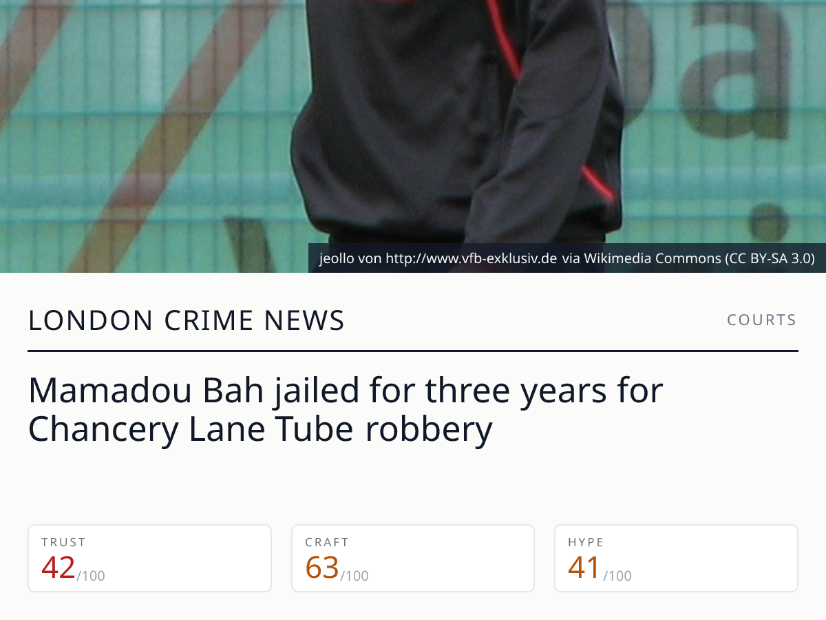 Mamadou Bah jailed 3 years | London Crime News