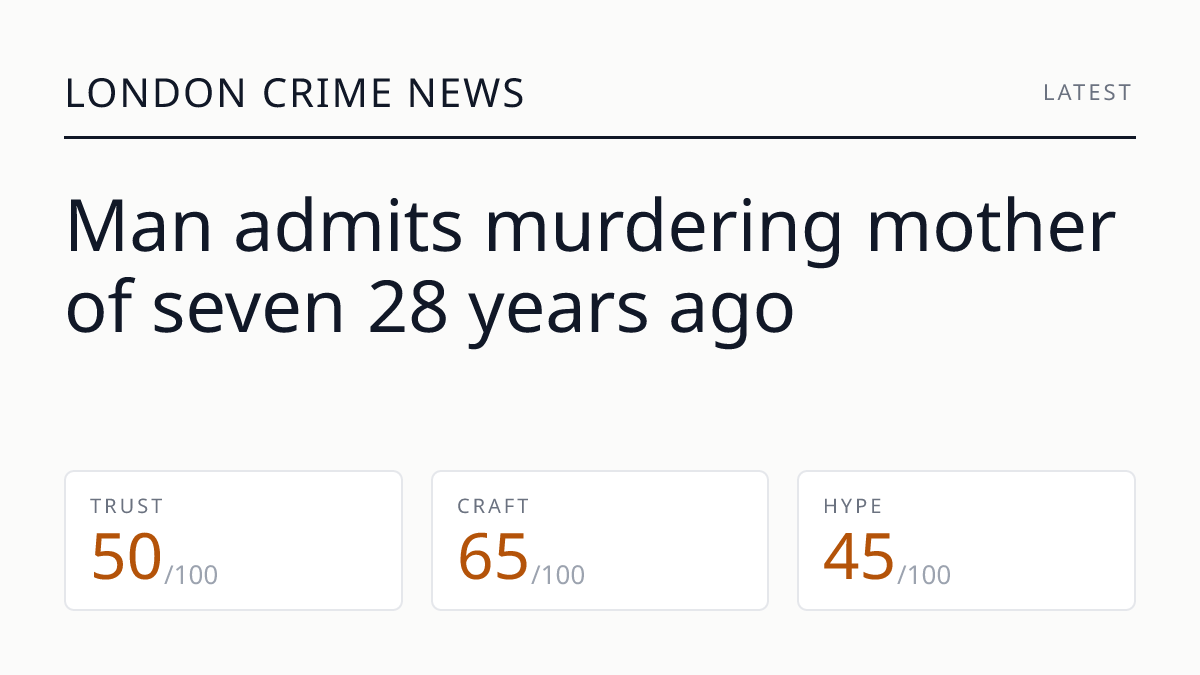 Man admits murdering mother of seven 28 years ago