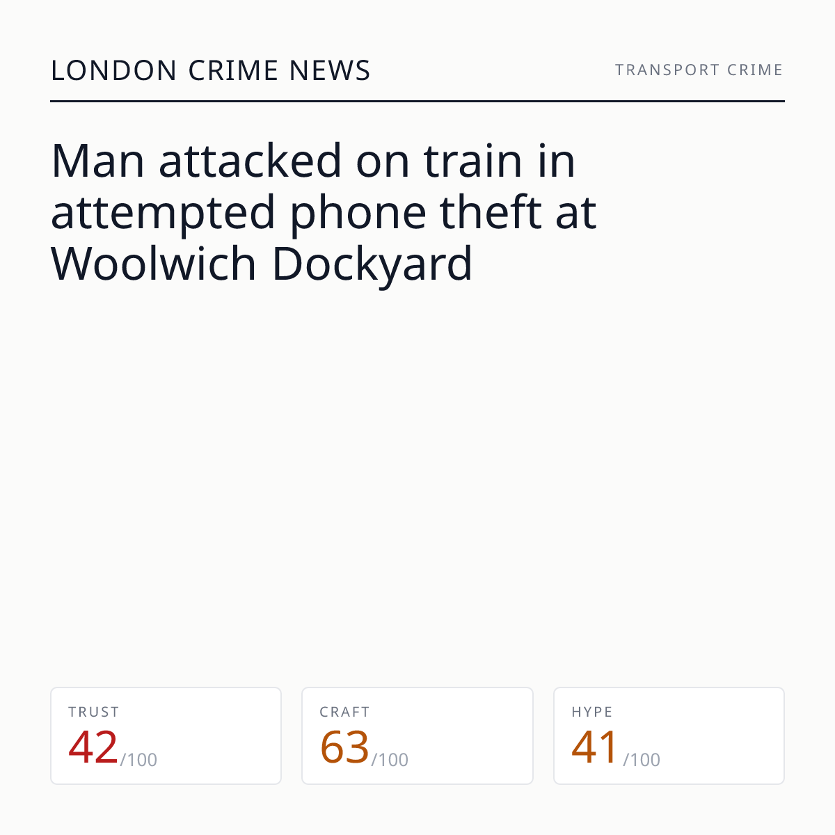 Woolwich Dockyard train attack | London Crime News