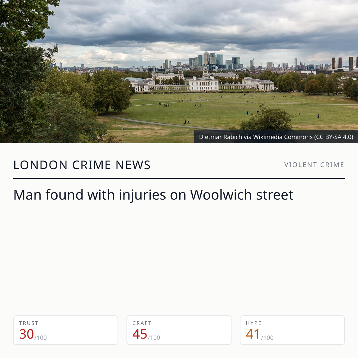 Herbert Road incident: man injured | London Crime News
