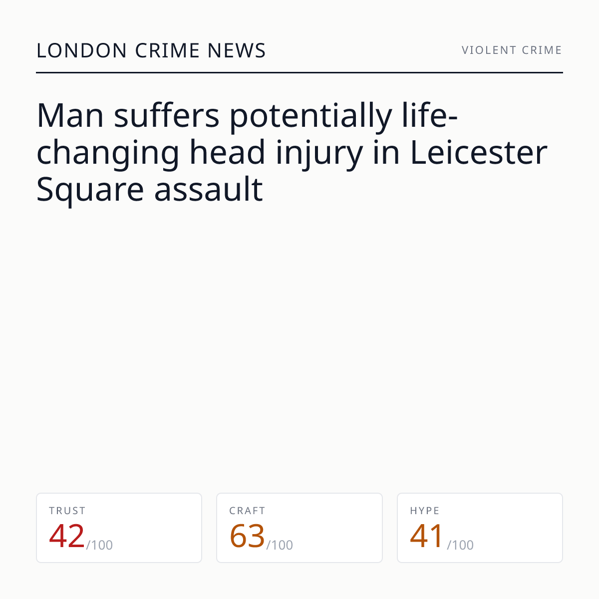 Leicester Square assault: man injured | London Crime News