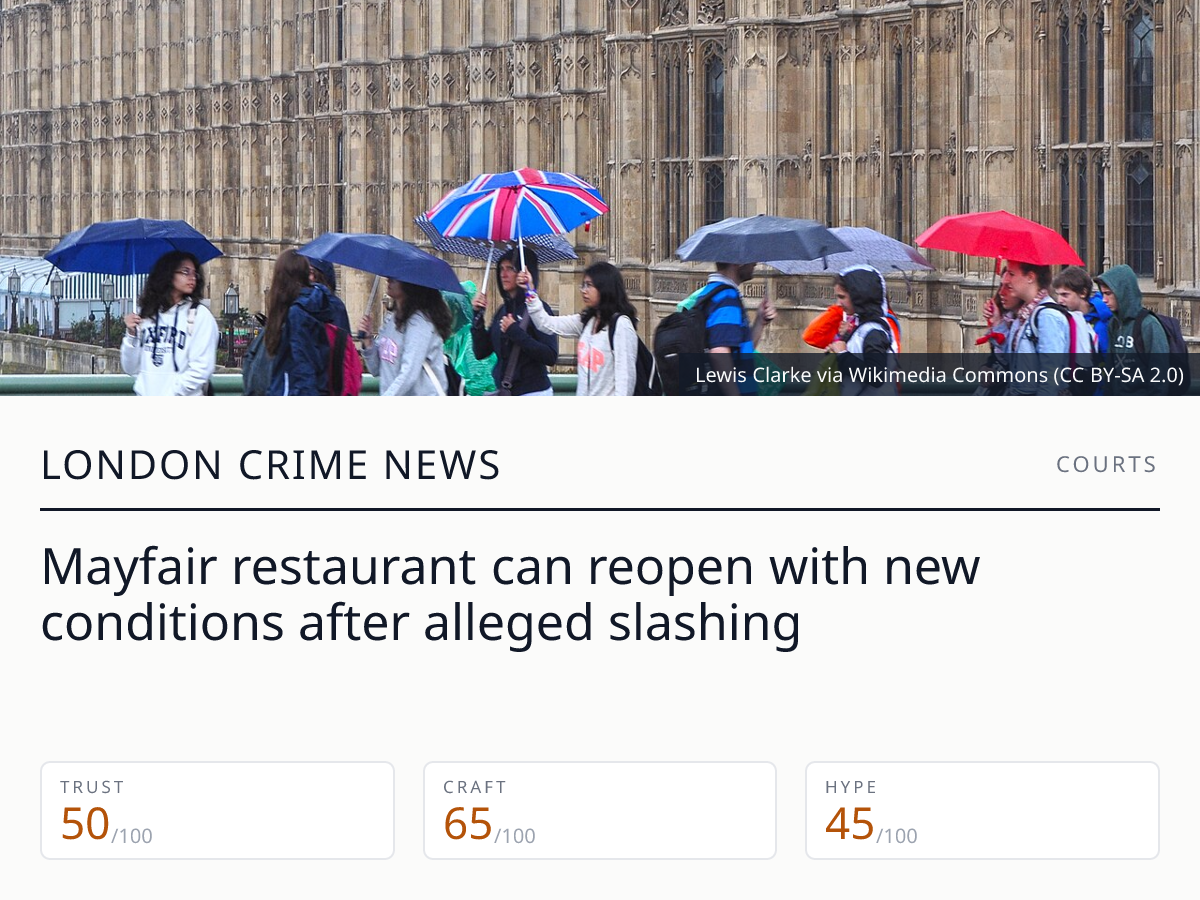 The Mistress of Mayfair licence conditions | London Crime News