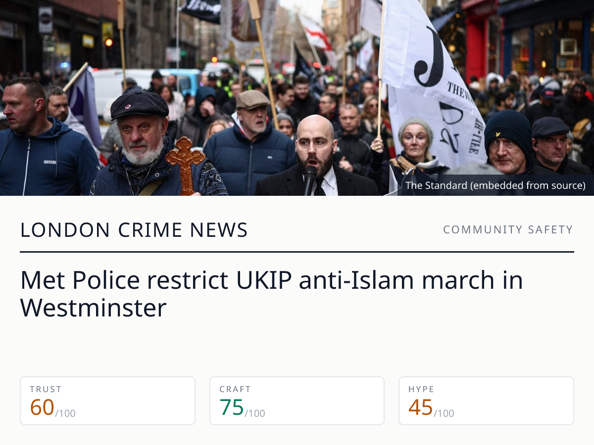 UKIP march relocated to Hyde Park Corner | London Crime News
