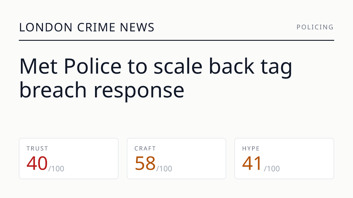 Met Police to scale back tag breach response