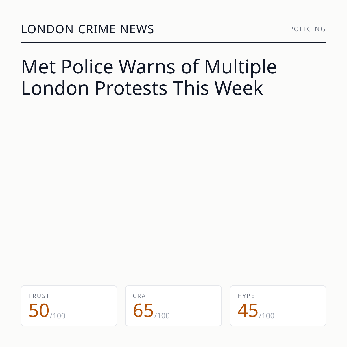 Met Police warns of London protests | London Crime News