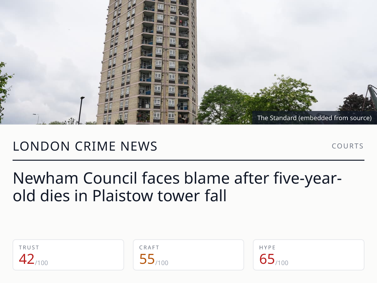 Boy, 5, falls to death in Plaistow tower after Newham Council ignored ...