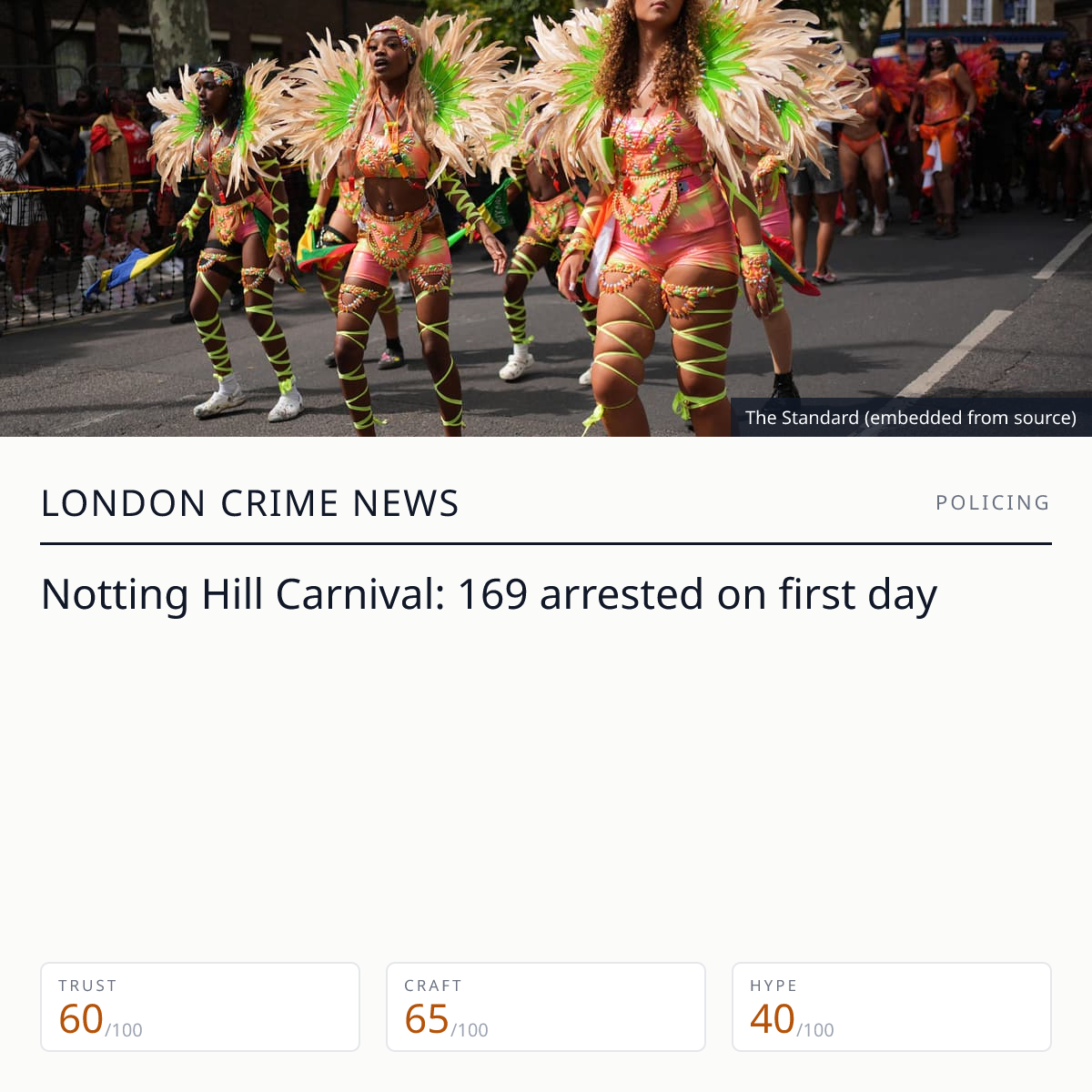 Notting Hill Carnival arrests | London Crime News