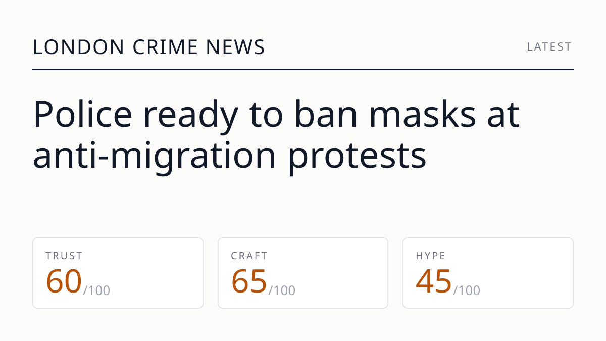 Police ready to ban masks at anti-migration protests