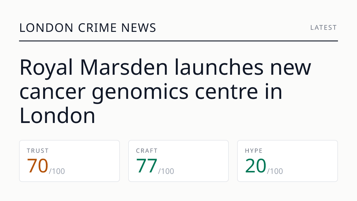 Royal Marsden launches new cancer genomics centre in London