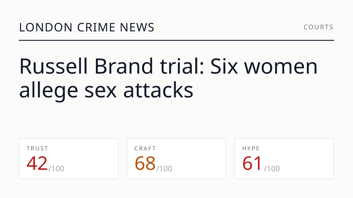 Russell Brand trial: Six women allege sex attacks