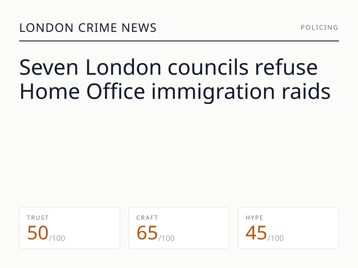 Newham Council limits immigration raid help | London Crime News