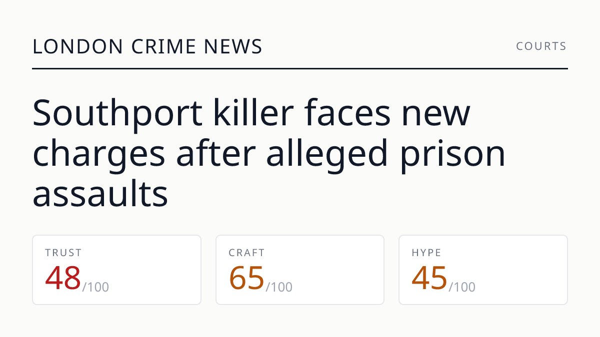 Southport killer faces new charges after alleged prison assaults