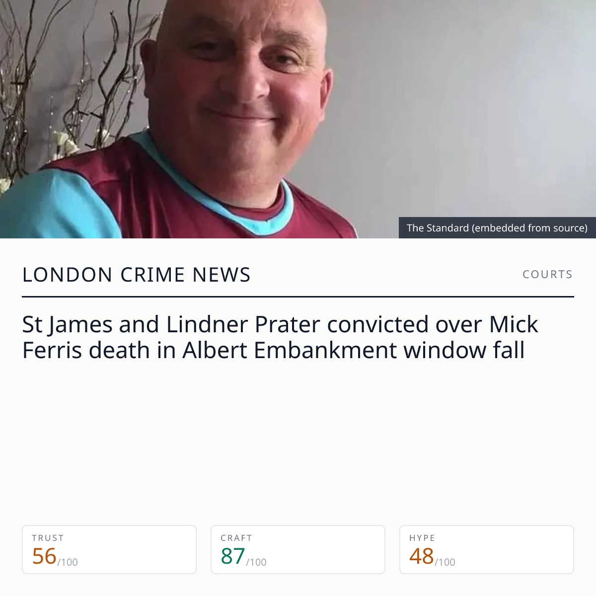 Firms convicted over Albert Embankment window fall death | London Crime ...