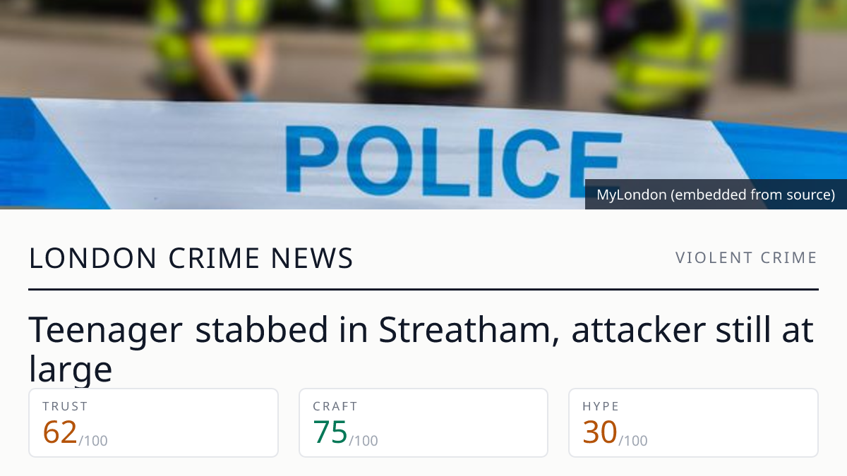 19-year-old stabbed on Wavertree Road, Streatham attacker still at ...