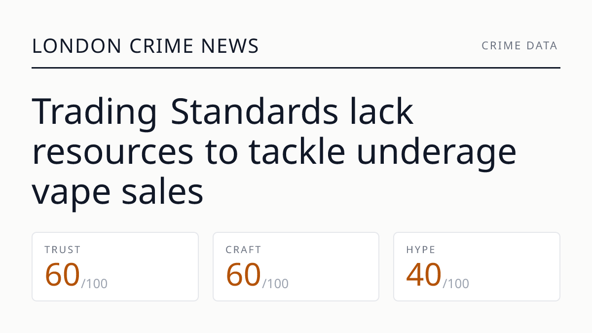 Trading Standards lack resources to tackle underage vape sales