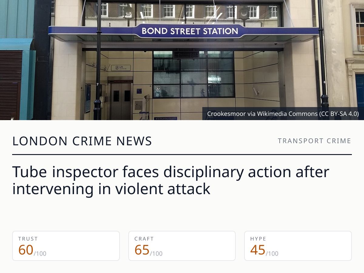 Bond Street Tube inspector faces action | London Crime News