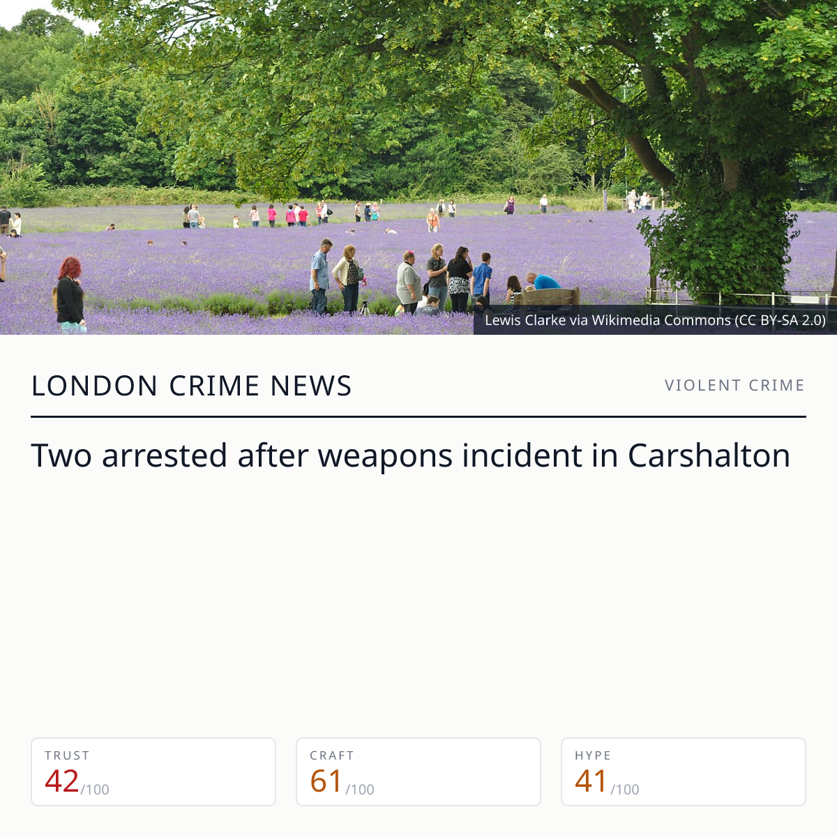 Carshalton arrests after Mill Lane violence | London Crime News