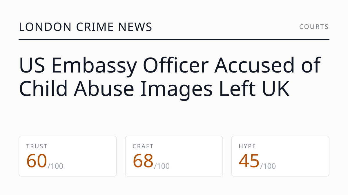 US Embassy Officer Accused of Child Abuse Images Left UK