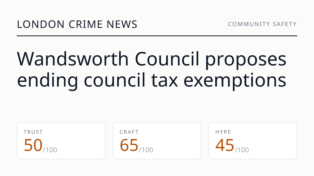Wandsworth Council proposes ending council tax exemptions