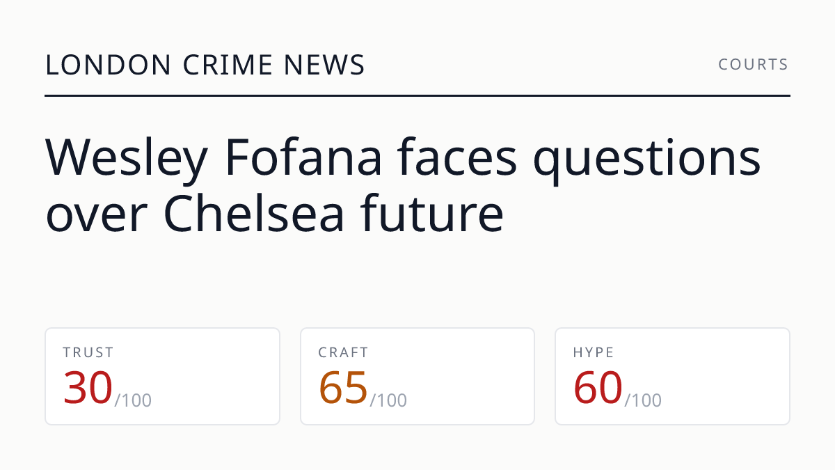 Wesley Fofana faces questions over Chelsea future