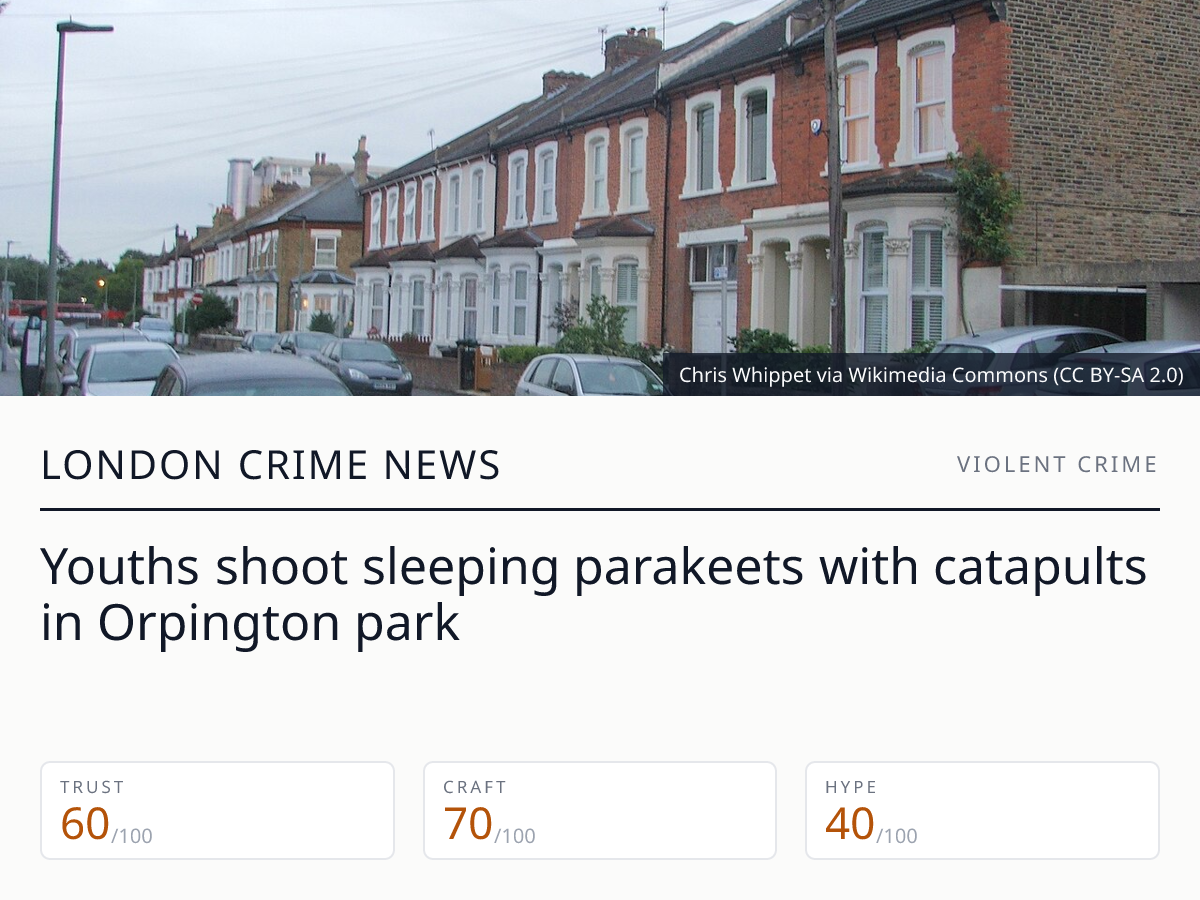 Orpington parakeet killings | London Crime News